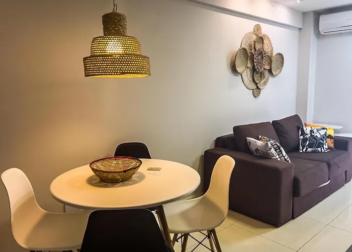 Flat Moderno, 2 Quartos Dentro De Hotel Famoso